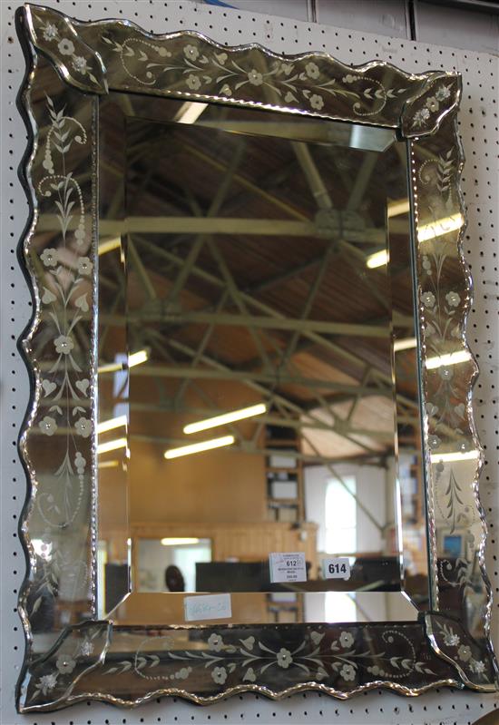 Modern Venetian style mirror